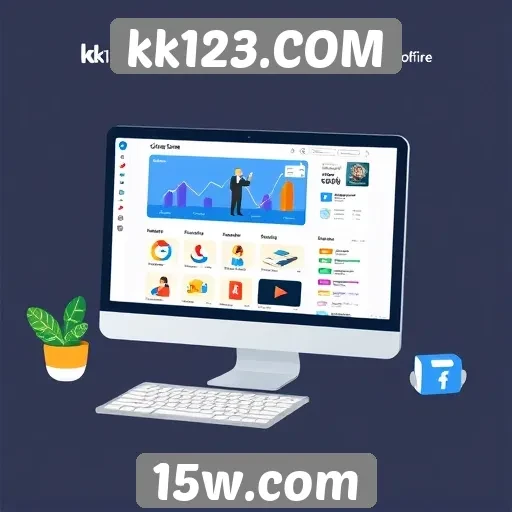Plataforma kk123.COM se destaca pela interface amigável